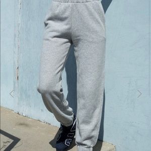 Brandy Melville rosa grey sweatpants!